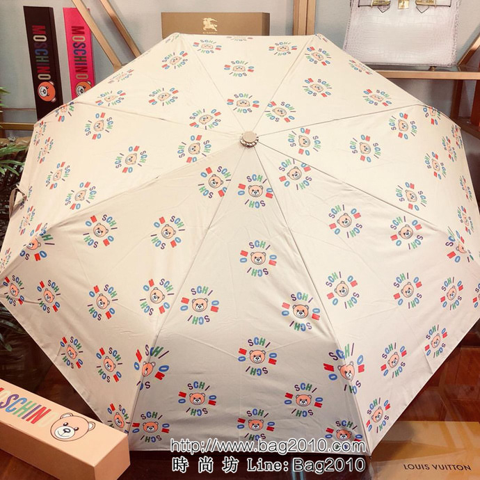 Moschino莫斯奇諾 防紫外線 全自動伸縮手柄 防雨防紫外線隔熱傘  sll1039